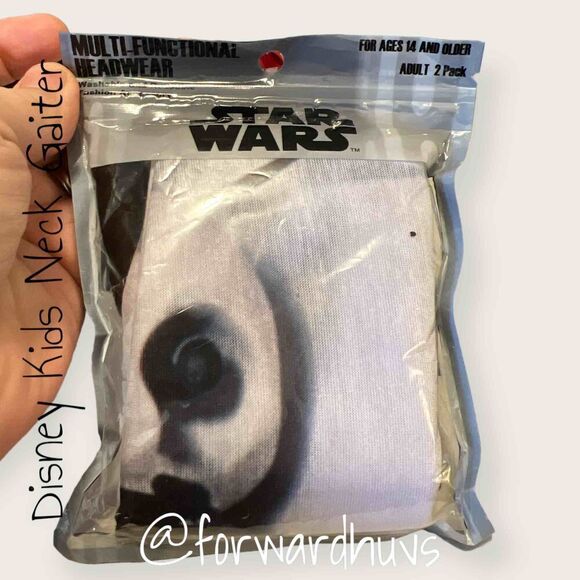 Star Wars Stormtrooper Neck Gaiter Adult 2 Pack - Picture 1 of 5